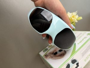ماساژور چشم شارژی اورجینال BLUE IDEA | عینک ماساژور حرارتی و ویبرهای