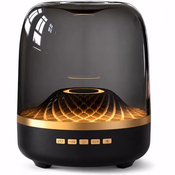 اسپیکر بلوتوثی چراغ دار مدل بیگ دایموند BIG DIAMOND با نور LED