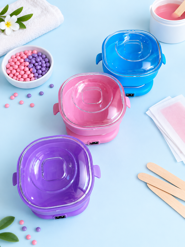 دستگاه ذوب وکس سیلیکونی تاشو Wax Warmer اورجینال | موم گرم کن 400 میلیلیتری 100 وات