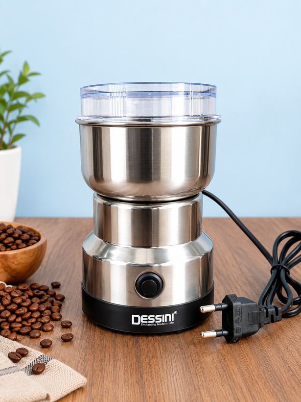 مینی آسیاب دسینی مدل T-001 | آسیاب قهوه 300 وات استیل