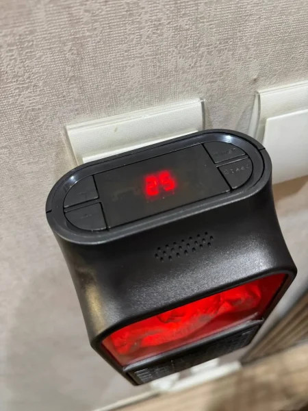 هیتر برقی پریزی Flame Heater 1000 وات طرح شومینه با ریموت کنترل